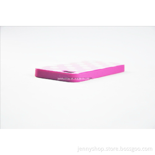 Mobile Phone Silicone Case Hot Pink for iPhone 5